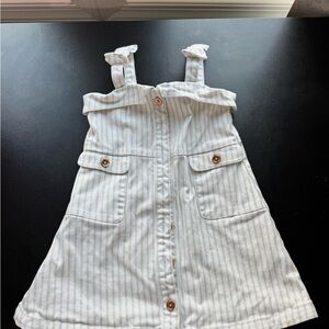 Janie and jack Striped Button-Down Dress with Pockets